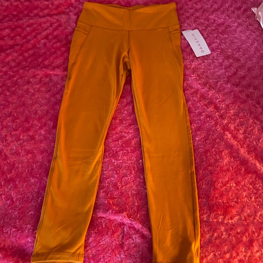 Orange leggings